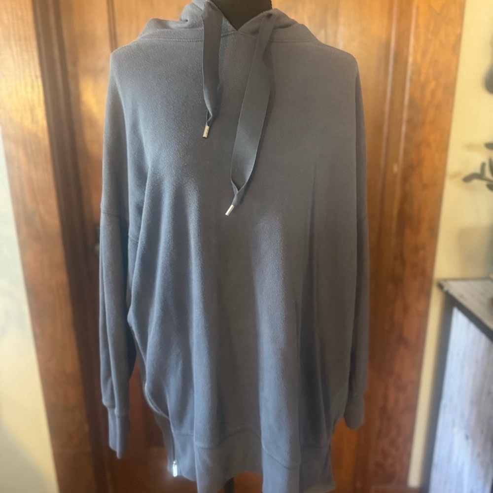 Aerie Gray Hoodie Sweatshirt